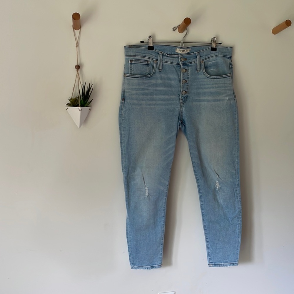 Madewell 9” high-Rise skinny jeans